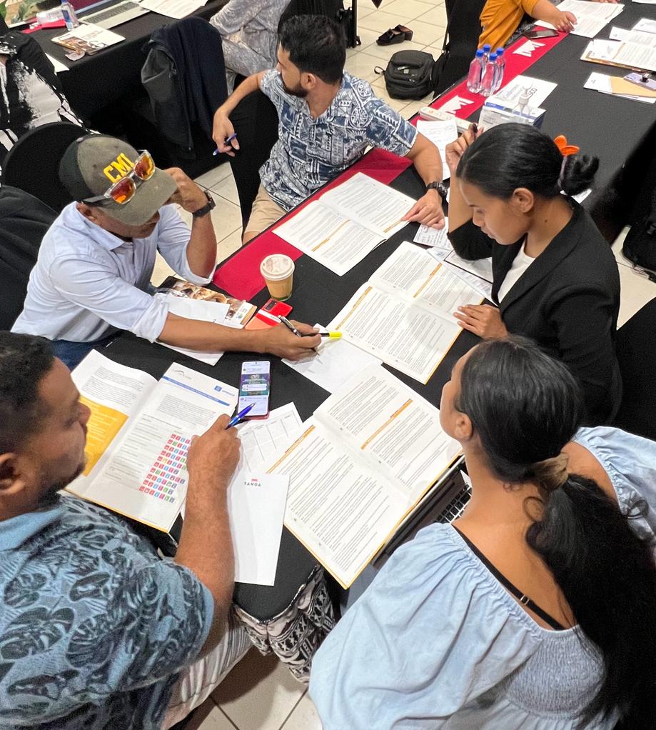 UNESCOWWAP's tweet photo. Day III of the Workshop on #Gender, #water and #ClimateChange.
Participants from Pacific #SIDS learn how to use the WWAP Toolkit and indicators for collecting sex-disaggregated water data.
We empower key stakeholders for closing the gender gap and #AcceleratingGenderEquality!🤝 https://t.co/wnBmGGvoVj
