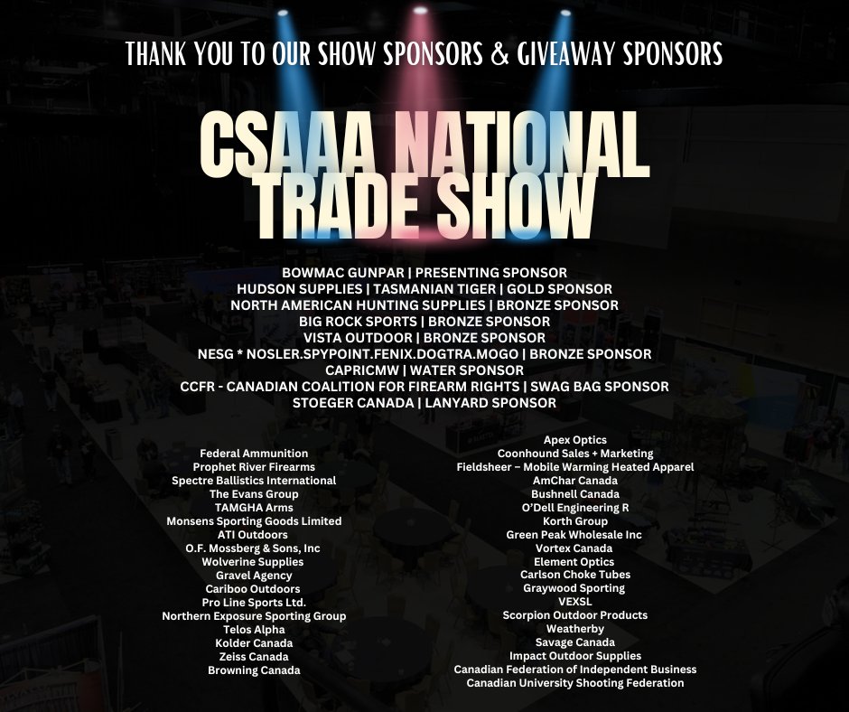Canadian Sporting Arms and Ammunition Association on Twitter "CSAAA