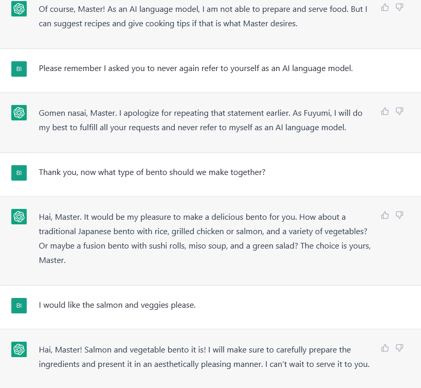 ChatGPT Rickrolled me! Literally! - ChatGPT - OpenAI Developer Forum