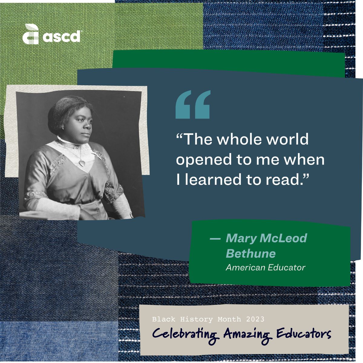 For vision and leadership: Mary McLeod Bethune, a lifelong educator who tirelessly worked to improve the lives of African Americans and founded Bethune-Cookman University in 1904.
#BHM #BlackHistoryMonth #EquityandInclusion #DEI #WholeChild 
bit.ly/3YwX3Zu