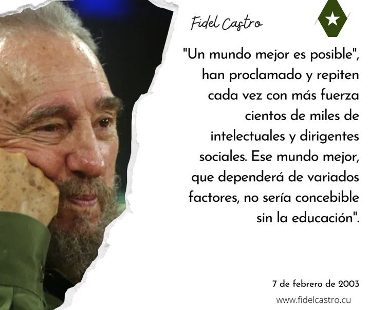 blanco_yosvany's tweet photo. #MejorEsPosible #CubaPorLaPaz 
#CubaPorLaVida @cubacooperaven #FidelPorSiempre
Lealtad https://t.co/YcxlZ4AAHz