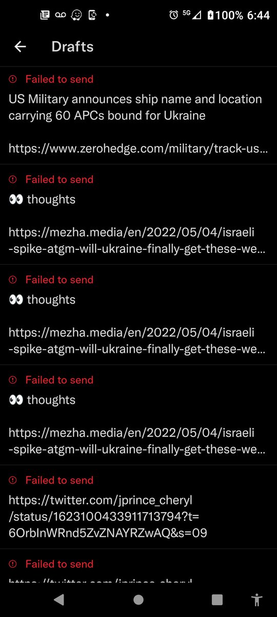 DonnaLeist's tweet photo. #FailedToSend 
#TwitterDown 
This isn't the first time...
I have stuff from Christmas time they never went through 🤨 https://t.co/sZJeqTylP3