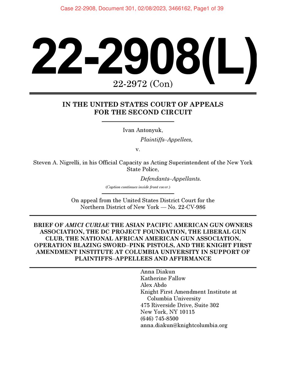 Rob Romano on Twitter ""For example, members of amicus the Liberal Gun