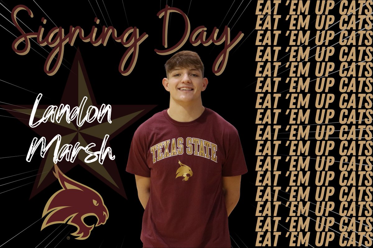 NewBraunfelsISD's tweet photo. 🎉 Congrats to 4 NBHS student-athletes who signed  to continue their athletic careers today!

Veronica Peitersen - Softball - Ball State
Jacob Redding - Football - Baylor
Kaden Baerwald - East Central
Landon Marsh - Texas State

#OurNBISDStory #prideofnewbraunfels https://t.co/A0bp03zWnF