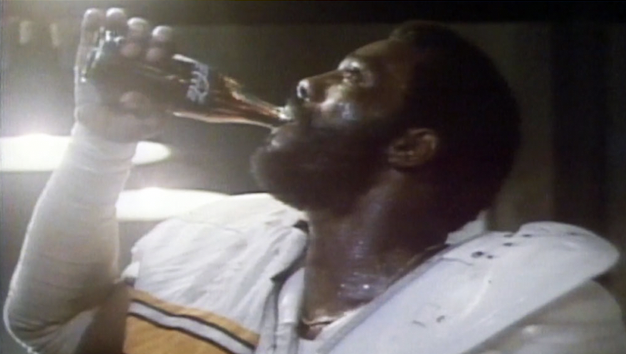 CBS's tweet image. The people have spoken! Mean Joe Green is the Super Bowl Greatest Commercial! How refreshing… Congratulations! #SBGC