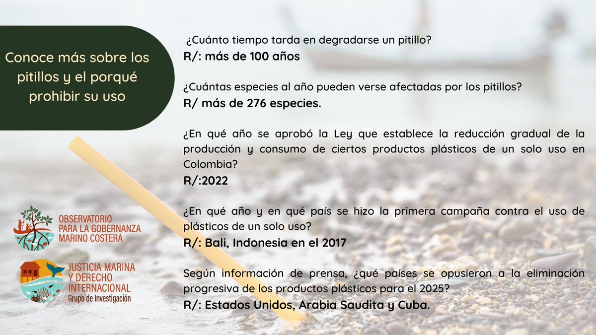 Gracias a todos los que participaron en nuestra encuesta del #DíaInternacionalSinPitillo, x.com/centroamb/stat…  
Queremos compartir las respuestas y en el hilo 🧵te contamos cuáles son las  fuentes que puedes consultar para conocer más .
#PlasticosDeUnSoloUso #DileNoAlPlastico