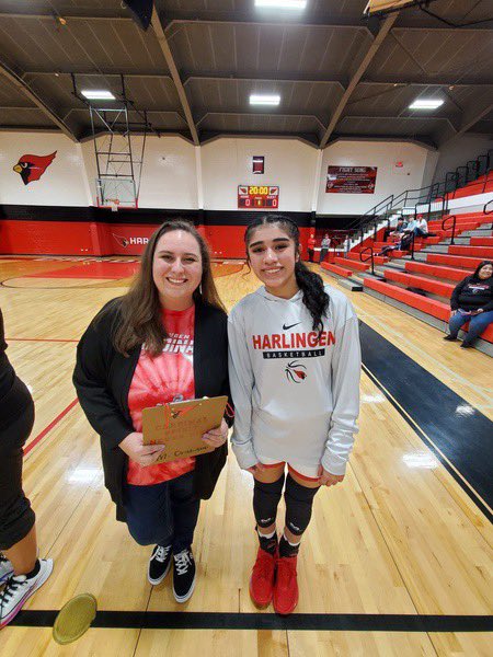 MarionGrahamCFA's tweet photo. So honored to have been part of @HHS_GBBall’s Teacher Appreciation Night! I’m extremely proud of Amaris and Lola in the classroom and on the court! ❤️ https://t.co/OlatareskI