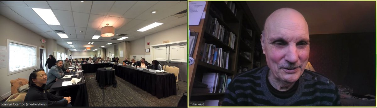 It was a great weekend in Folsom at #LakeNatomaInn for #CAEPFP weekend two! A special thank you to speaker @Michael_Kirst for joining us virtually :D #CAHigherEd