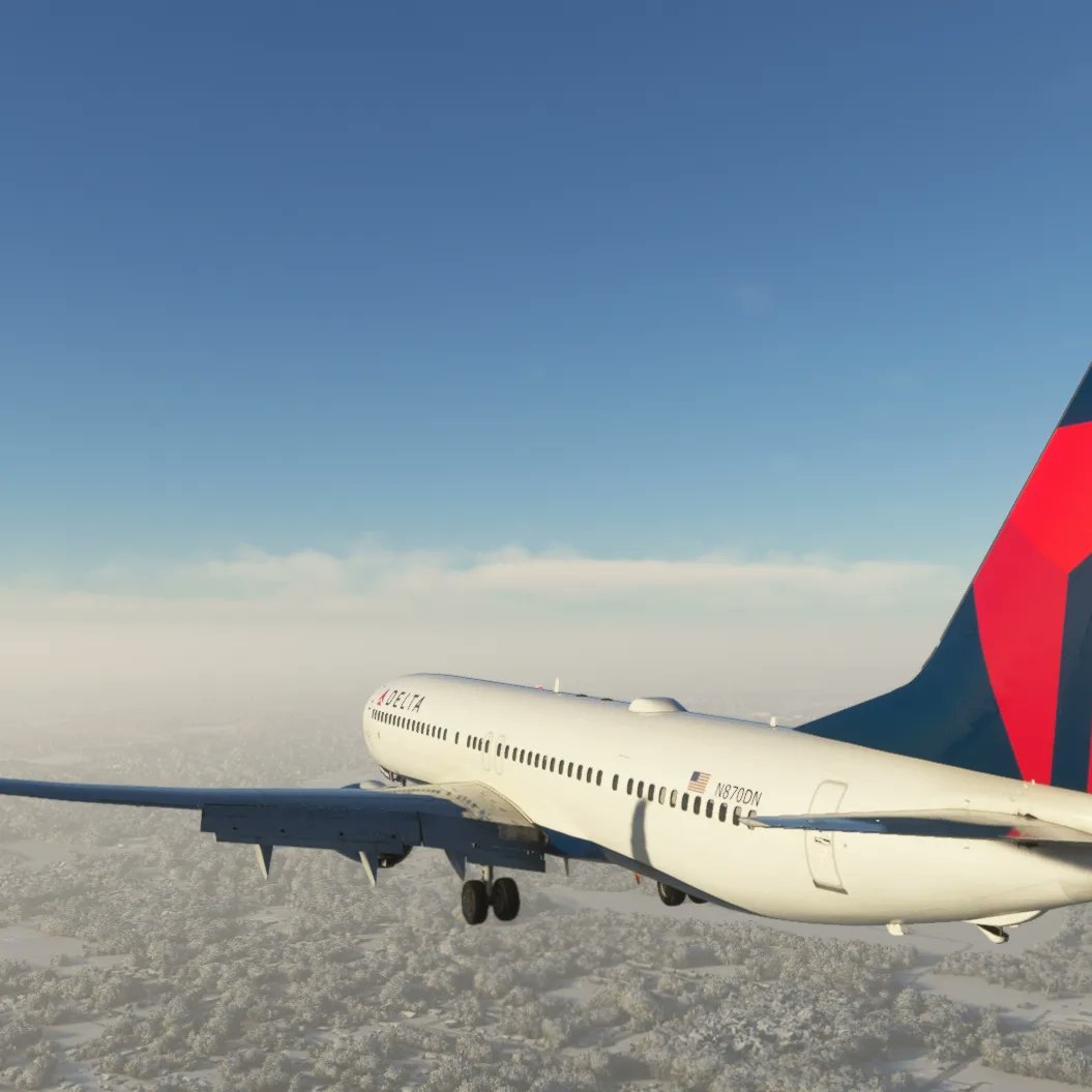 DeltaVirtual1's tweet image. Where is everyone off to this evening? Any special flights planned? #MSFS #flightsim #vatsim