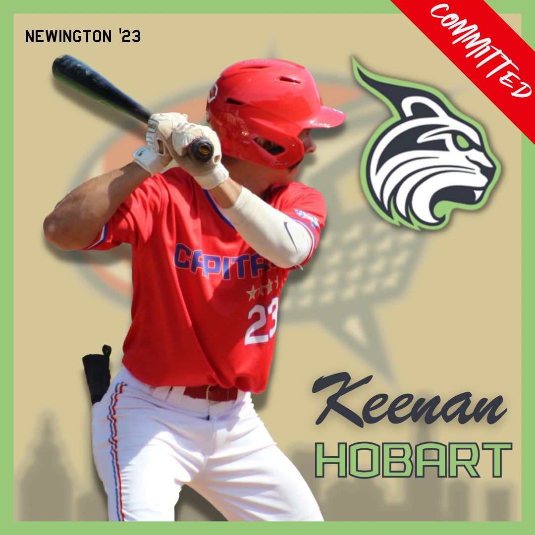 CTcapitals's tweet image. Congrats to Keenan Hobart (Newington ‘23) and his family for committing to Lesley!! #CapsCrew #CapsNation #ctbase @NE_Baseball