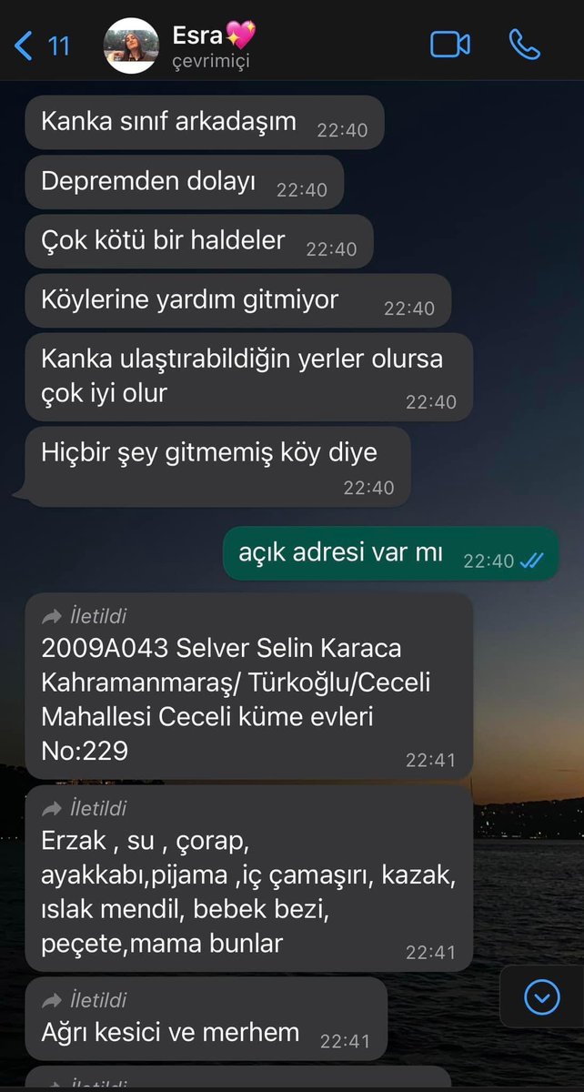 Bölgeye erzak malzemesi lazım. #deprem #kahramanmaraş