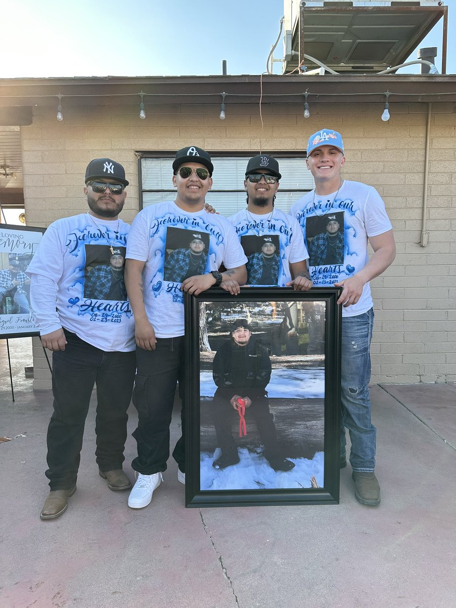 Jacob59martinez's tweet photo. May your beautiful soul rest in paradise. We love you for eternity, till we meet again my brother! 🕊️💙 https://t.co/IO0dJqkT3j