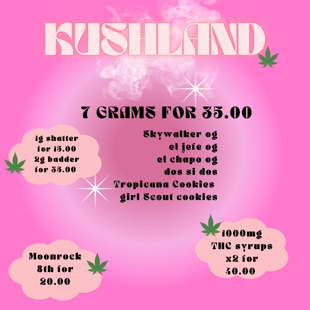 KUSHLANDD's tweet photo. @exoticgenetix Flash Sale Ends @ 9pm!
All Strains 5g/25 7g/35
Shroom Edibles for 25.00
Moonrock 8th for 20.00
50% OFF All Vapes
7417 S Broadway
Los Angeles, Ca 90003 https://t.co/ey8qfbfQrH