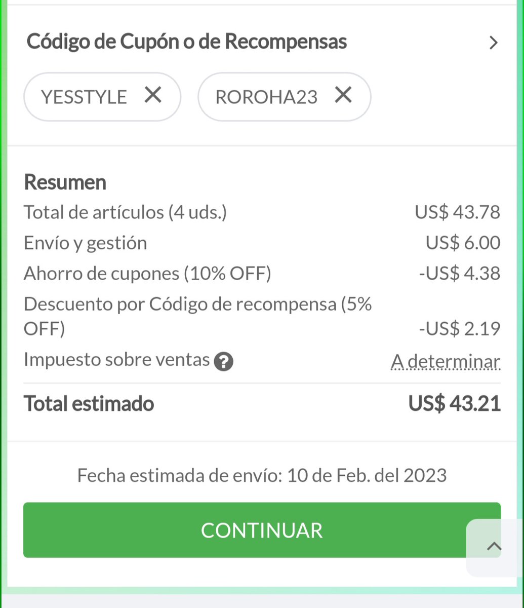 Xiaksth7's tweet photo. Hola, me aceptaron para influencer yestyle, usen mi codigo de referencia "ROROHA23" obtengan descuento en su compra.
https://t.co/kSyZT12a3g https://t.co/RaqCDa422U