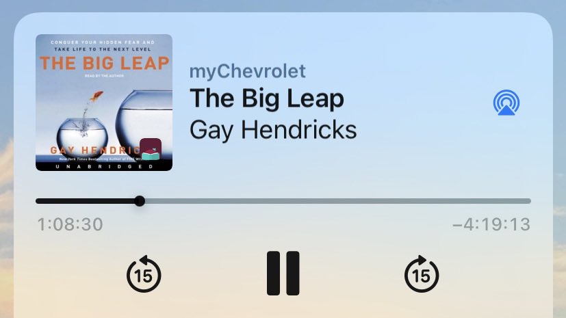 This is so on time! #audiobook #thebigleap @GayHendricks