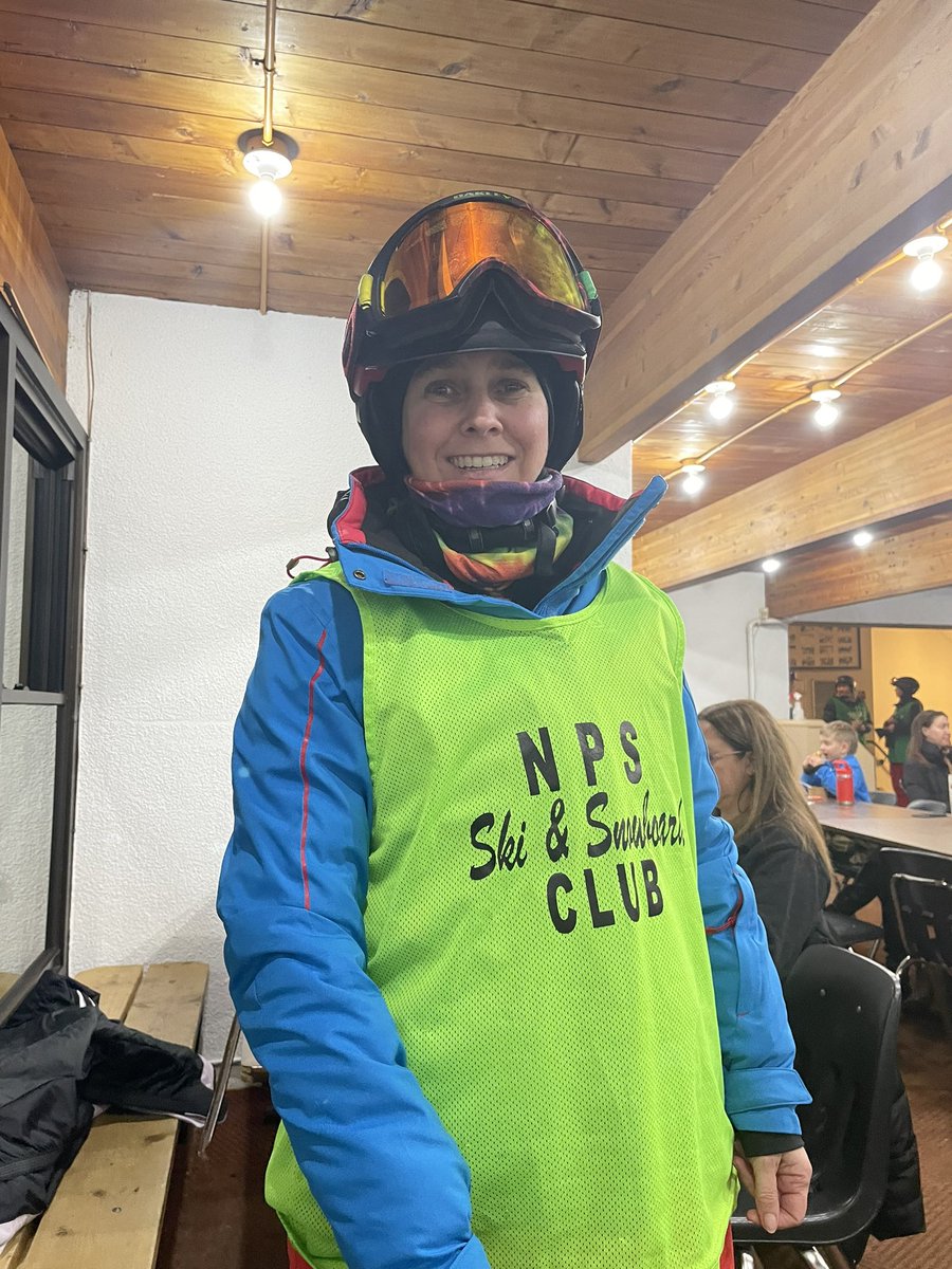 HelenTATh's tweet photo. Current view and the person who made it happen - the NPS SKI AND SNOWBOARD CLUB and the force behind the initiative - Mme Thibault. @newcastle_ps #outdoorfun #KPRLearns @Brimacombe https://t.co/qdIgzeA1N5