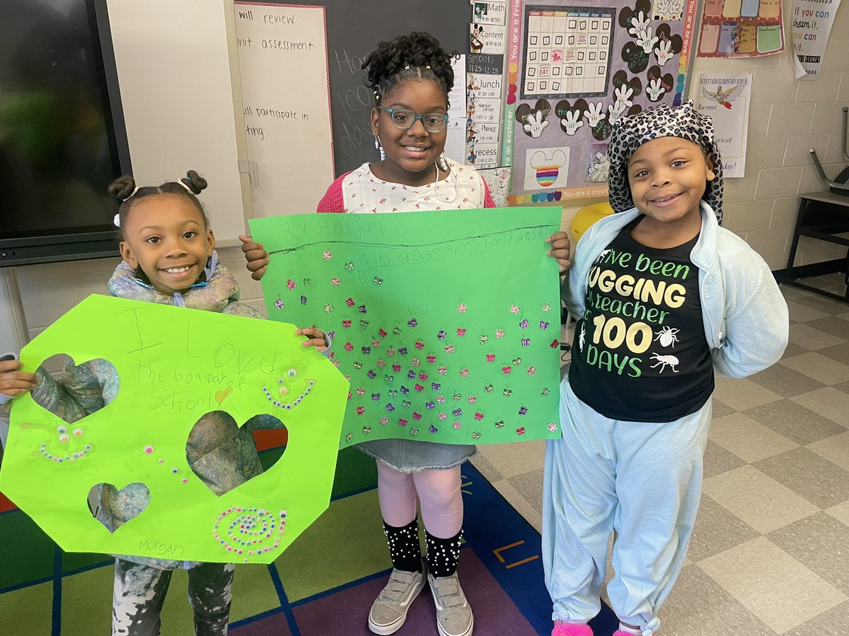 Happiest 100th day of school <a href="/BaltCoPS/">Baltimore County Public Schools</a> ! We had a great day celebrating by dressing up or creating a fun 100th day project! <a href="/MsGoinsVFES/">Ms. Goins</a> <a href="/VincentFarmBCPS/">VincentFarmBCPS</a> <a href="/VincentFarmPTA/">Vincent Farm PTA</a>