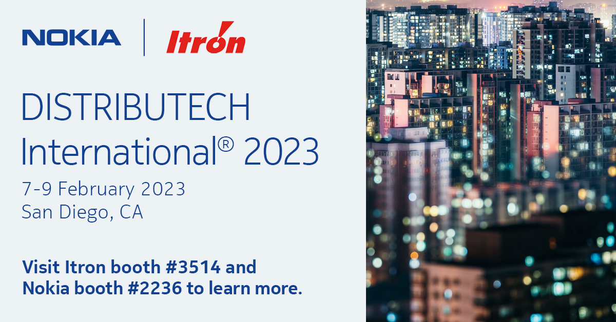 nokiaindustries's tweet image. With @ItronInc’s Intelligent Connectivity solutions &amp;amp; @nokia’s private LTE network, we are building the #utility grid foundation with scalable, secure &amp;amp; reliable components. Connect with us at #Distributech23 at #Itron booth #2514 &amp;amp; #Nokia booth #2236. nokia.ly/3HCxgYO