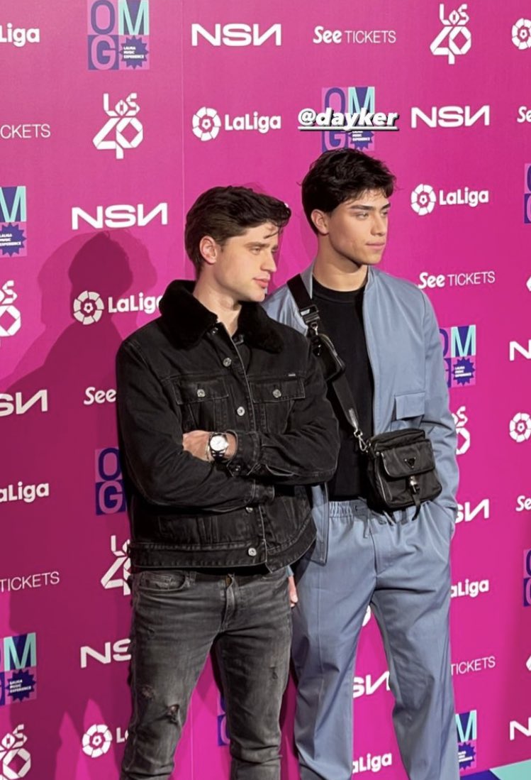 stafemiliof's tweet photo. Emilio Martínez junto a Dayker Salas en el evento #LaLigaMusicExperience en Madrid. https://t.co/jfNKwq36JO