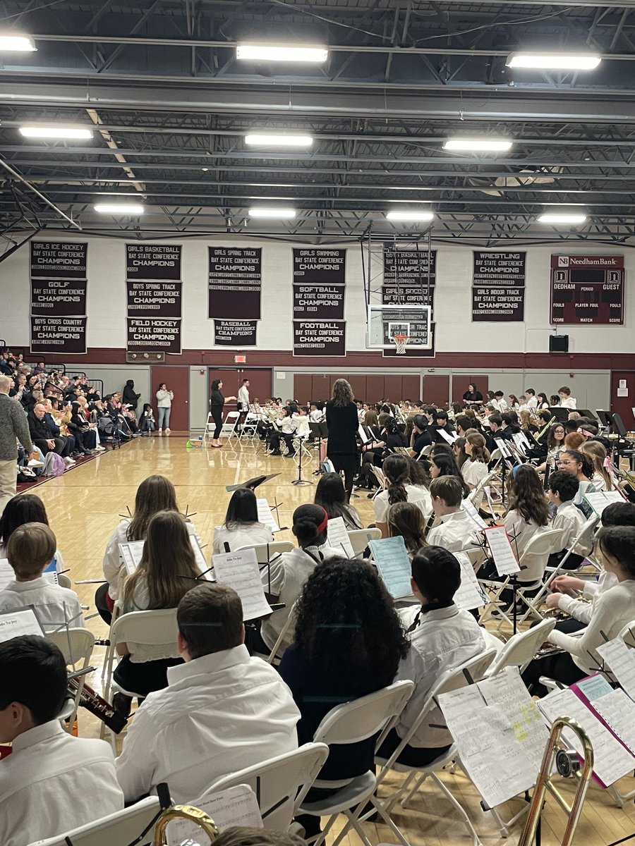 Dedham All Town Band Concert tonight! Great job