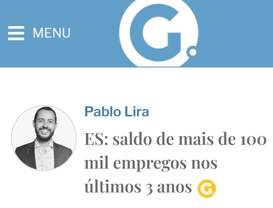 PabloSilvaLira's tweet photo. 📲 Notícia boa sobre a economia capixaba no artigo de hoje da coluna #pablolira em @agazetaes
... https://t.co/eKg09CyetN