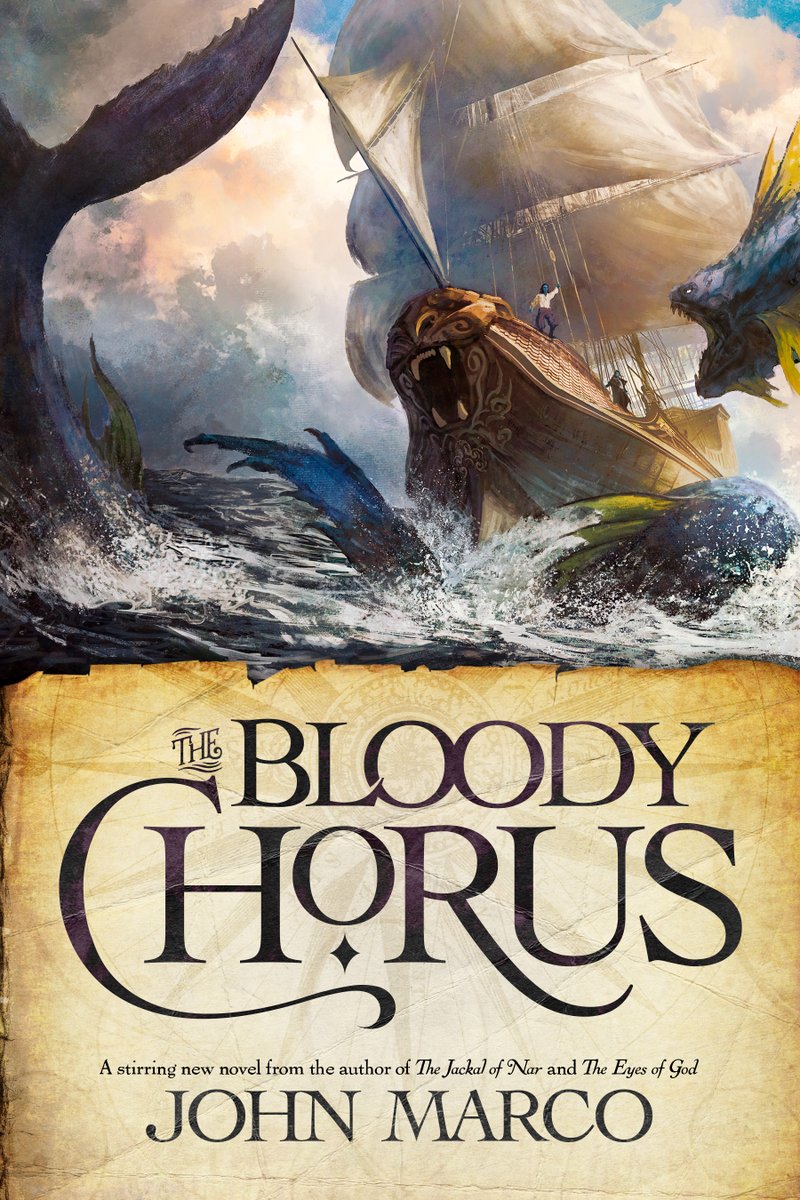 plot_head's tweet photo. I'm still working on my review of The Bloody Chorus by @RichiusJM, but I want to say that this is a spectacular return from one of the masters of fantasy. Imaginative, filled with depth in all aspects, and above all a thrilling adventure. Go get this book! https://t.co/H0qavhx9I6