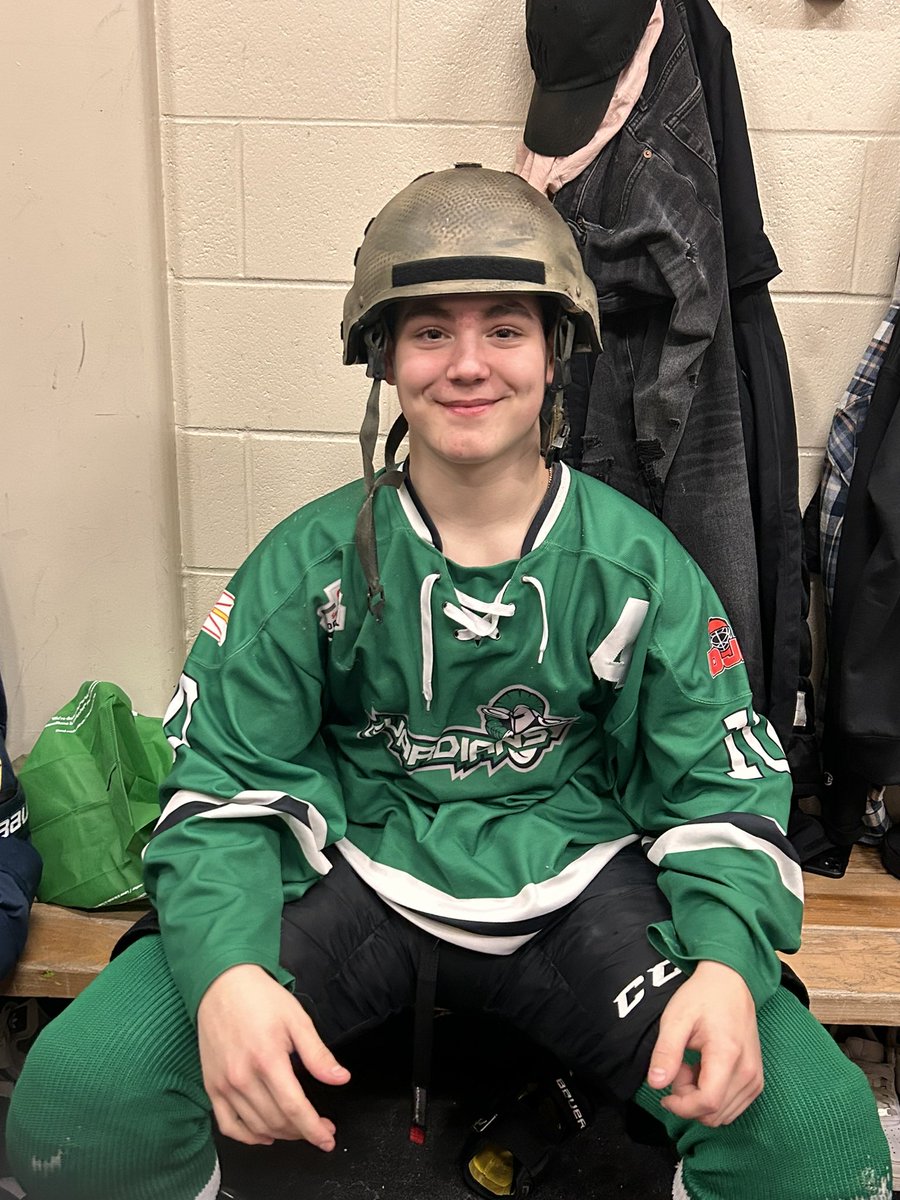 Guardians23DJHL's tweet photo. Talk about a nail biter! Down 1-0, to the @23CenturionDJHL we pull the goalie and Jacob Evan’s, our big bad D-man goes end-to-end with a beauty goal to tie it up with 14.9s left!!! This kid can FLY!!! @DJHLnews https://t.co/ZXbiX1zDyW