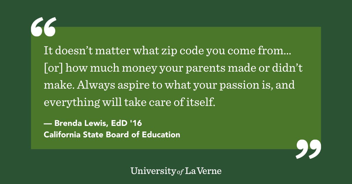 ULaVerne's tweet photo. Alumna &amp; longtime educator Brenda Lewis , EdD, is a champion of equitable education and a #LeopardForLife. 🐆  #BHM2023 #ULVstories @SBECalifornia @KHSD_Official https://t.co/aW8mOi7M48