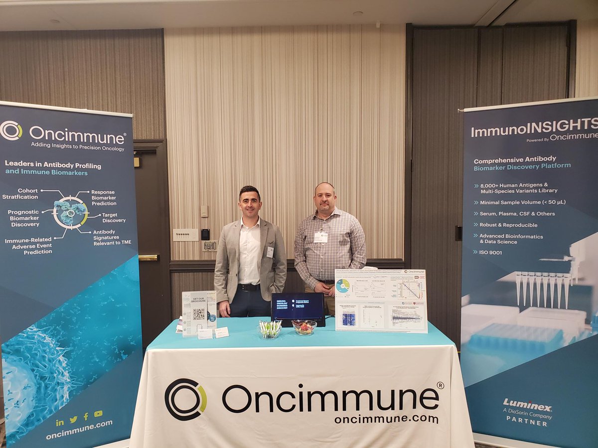 Are you attending #IO360nyc ? Make sure to meet our team at booth 18. Learn more about the #ImmunoINSIGHTS platform and how it provides relevant immune #biomarker insights for your clinical programs. #celltherapy #cancerresearch #clinicaltrials #immunooncology