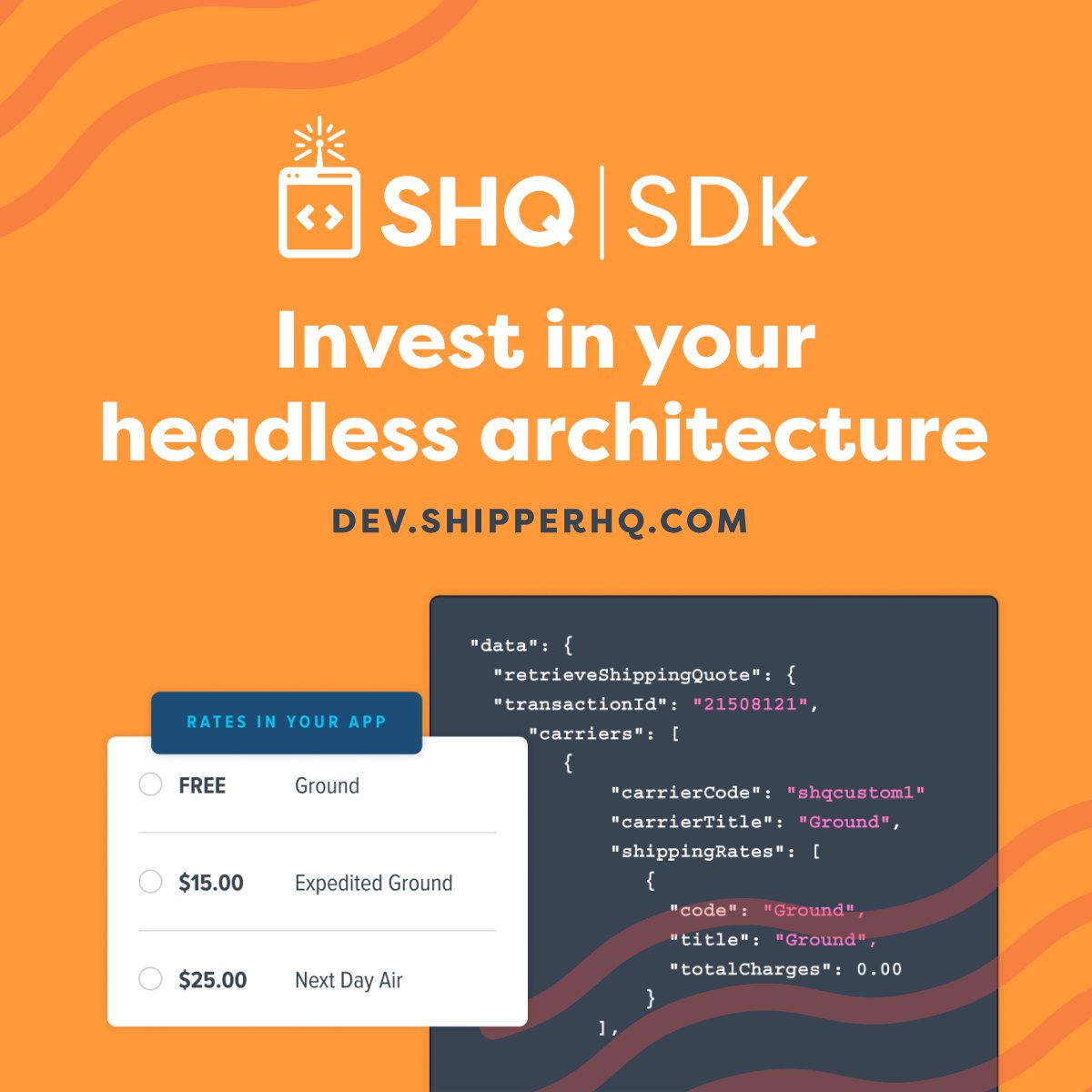 ShipperHQ's tweet photo. Big things happening here at ShipperHQ 🚀

The SDK is available now to all enterprise plan customers. Check out the full press release for details 👉 https://t.co/PaAwvvRcZG https://t.co/RDdVsh0spN