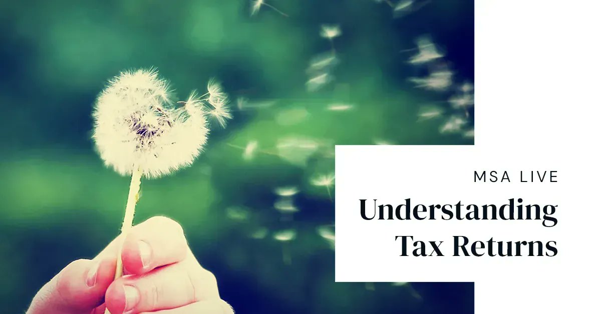 MSAWellness's tweet photo. What are common mistakes to avoid when it comes to filing your tax return? How might you reduce taxation? Join our MSA Live event on Tuesday, February 14th, to find out! Go to https://t.co/PJgfdIj8ZE to register. 9 am PT and 12 pm PT sessions available. #msalive https://t.co/aqezJjbkyS