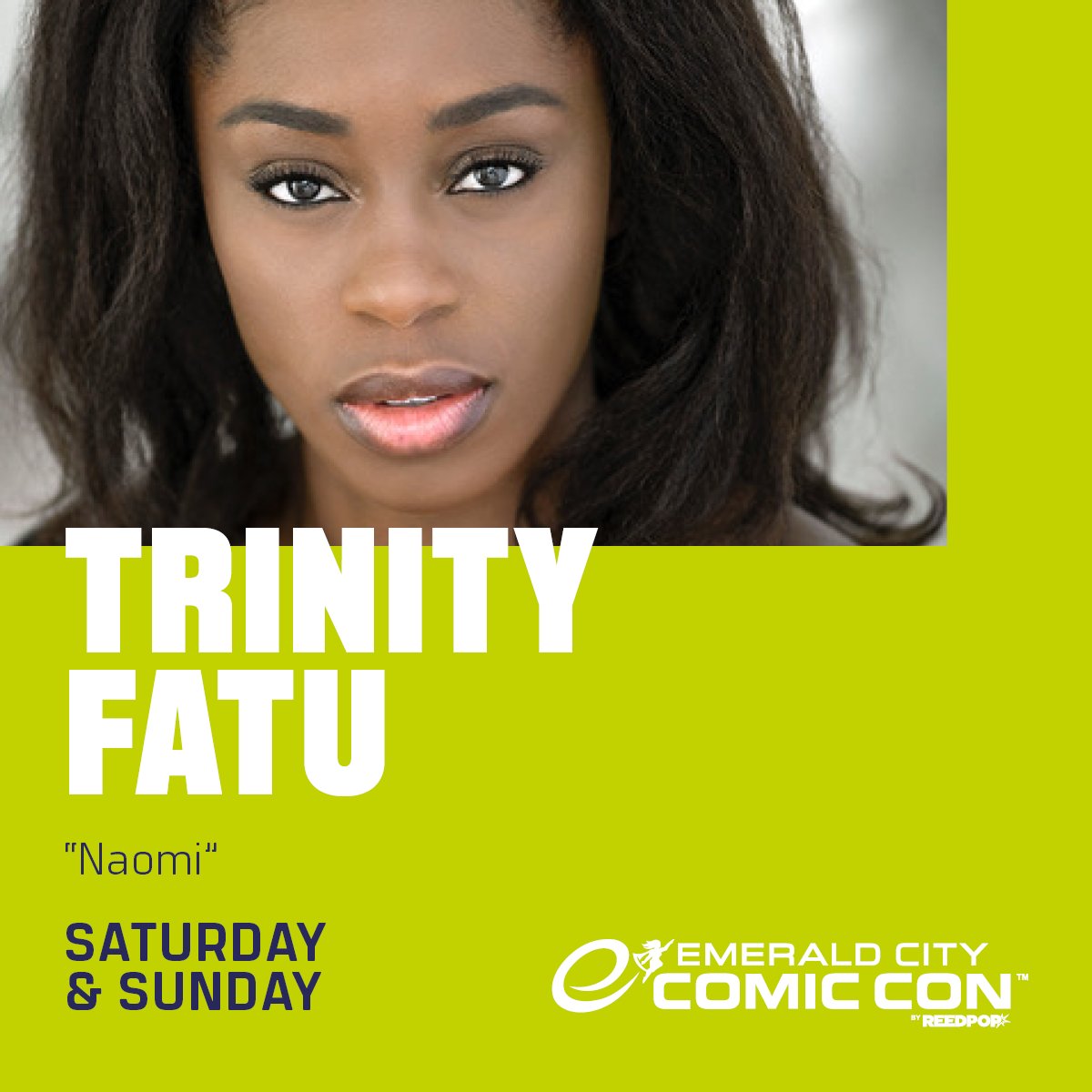 Emerald City Comic Con on Twitter to ECCC, Trinity Fatu
