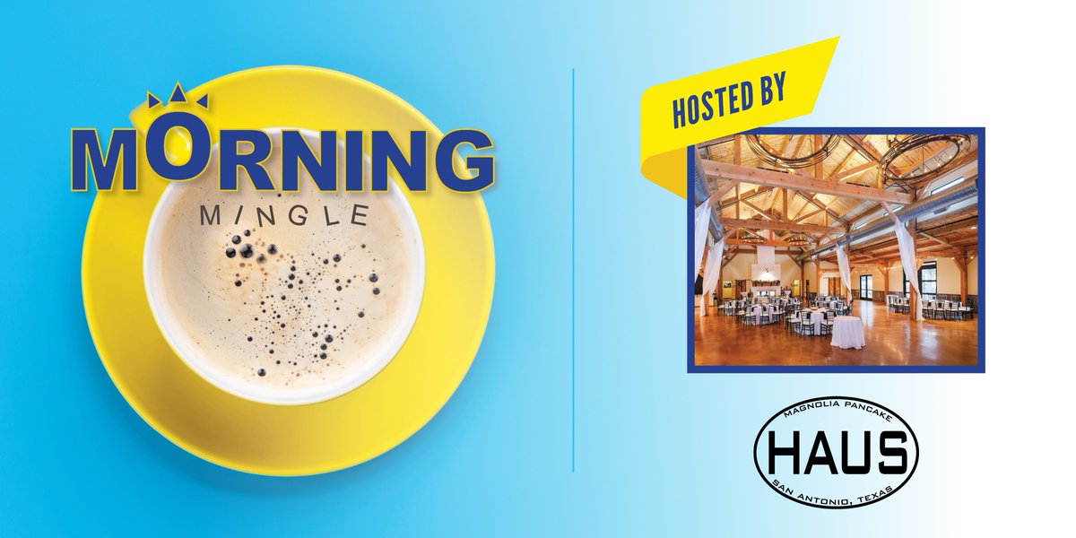 We think there is no better way to start your day than having breakfast &amp; networking with Chamber members! Join us for our Morning Mingle on Feb 16 at Magnolia Halle at the Magnolia Pancake Haus  on Huebner Road. Learn more: ow.ly/OTlL50MNxLQ #networking #growyourbusiness