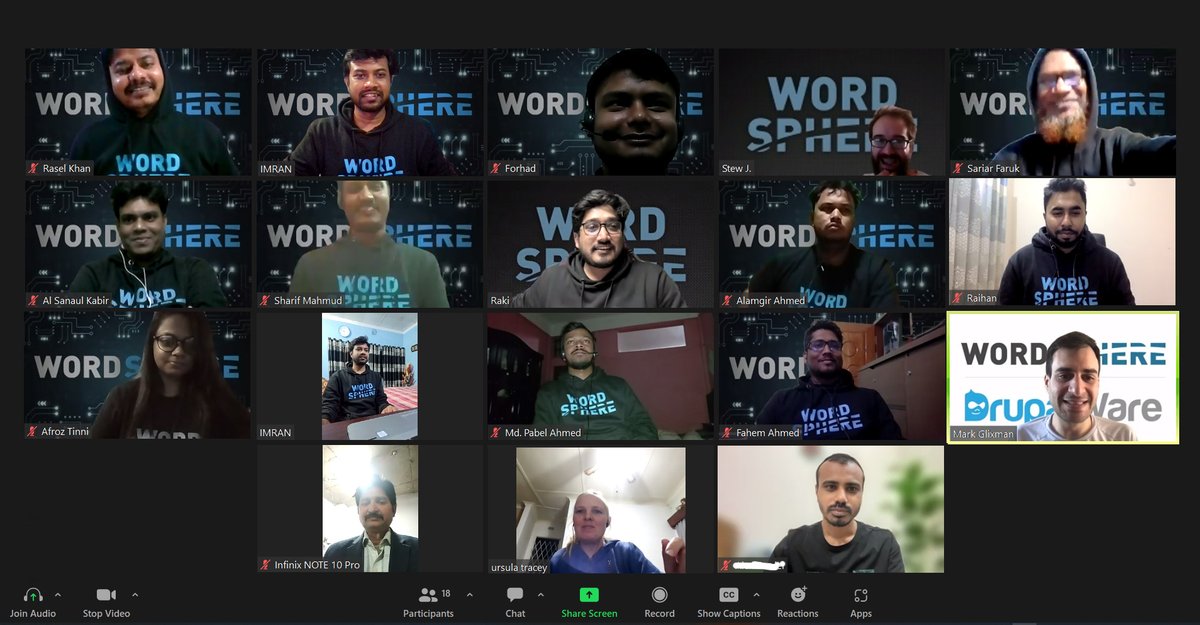 al_IMRAN_coder's tweet photo. 𒆜𝙒𝙤𝙧𝙙𝙎𝙥𝙝𝙚𝙧𝙚 𝙬𝙚𝙚𝙠𝙡𝙮 𝙢𝙚𝙚𝙩𝙞𝙣𝙜.𒆜
We found a group of people who motivated and inspire us every day. After spending a lot of time with them, they became more like family members, and I felt blessed to be part of this family.
#WordSphere #TeamWordSphere https://t.co/m7MvnCVEHn