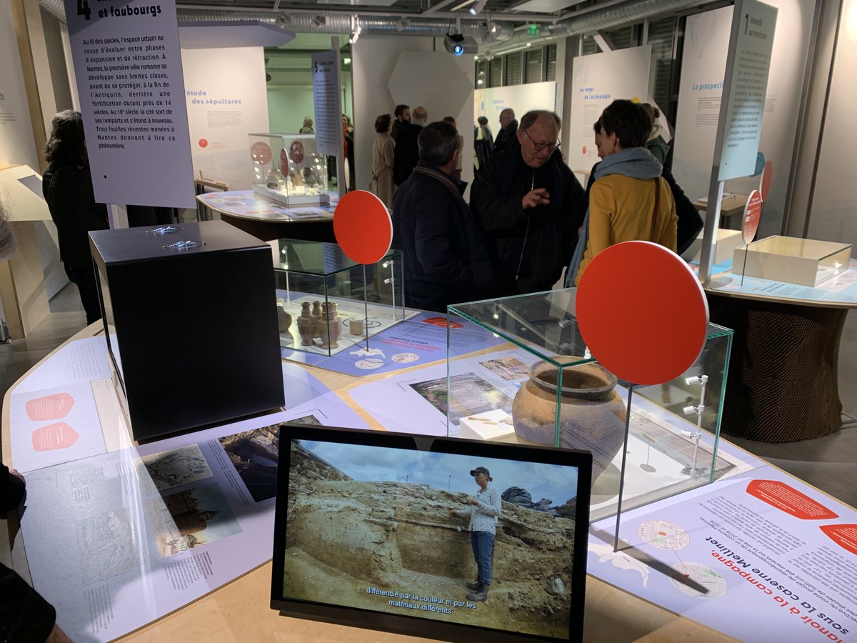 LeChronographe's tweet photo. [EXPOSITION]
✨Inauguration ce soir de notre nouvelle exposition "C'est arrivé près de chez vous, 10 ans d'archéologie dans la métropole", une exposition conçue avec les archéologues de @NantesMetropole, de l' @Inrap, et les partenaires de l'archéologie sur le territoire.
1/2 https://t.co/LLPIyhdcmu