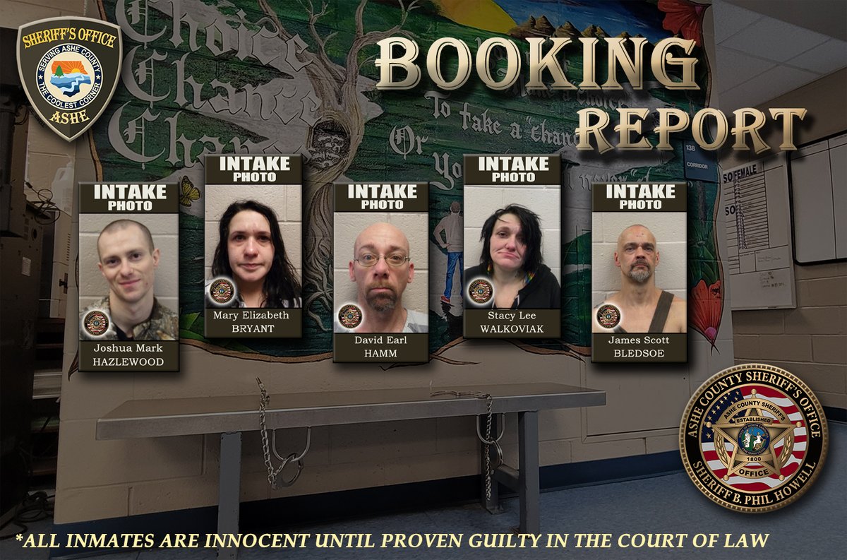 SheriffAshe's tweet photo. Booking Report - January
You can view all 26 pages by visiting our website at https://t.co/BptpNirBiy
*All inmates are innocent until proven guilty in the court of law. https://t.co/Aj518vqW4Y