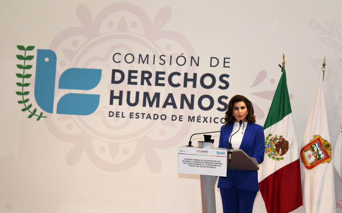 MaribelGongoraE's tweet photo. Cumpliendo con la prioridad del Gobierno que encabeza @alfredodelmazo de privilegiar los #𝗗𝗲𝗿𝗲𝗰𝗵𝗼𝘀𝗛𝘂𝗺𝗮𝗻𝗼𝘀 de las y los Trabajadores; la Sría. del @TrabajoEdomex y la @CODHEM colaboran en conjunto capacitando y sensibilizando a las y los servidores públicos. https://t.co/63nIoYiQMo