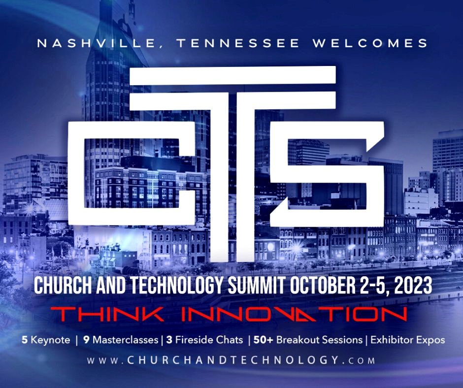 ChurchTechSum's tweet image. We're headed to Nashville, TN.