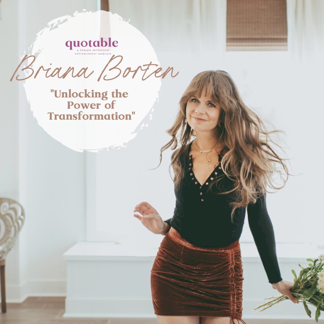 In today's episode Briana Borten shares how she grew her business during the pandemic, how she balances parenting and professional life, and more! Listen at quotablemediaco.com or wherever you get your podcasts 😀