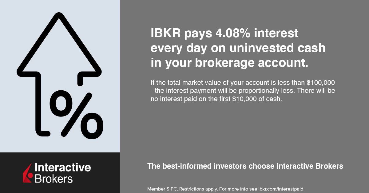 Interactive Brokers on Twitter "Interactive Brokers clients earn interest of up to 4.08 on the