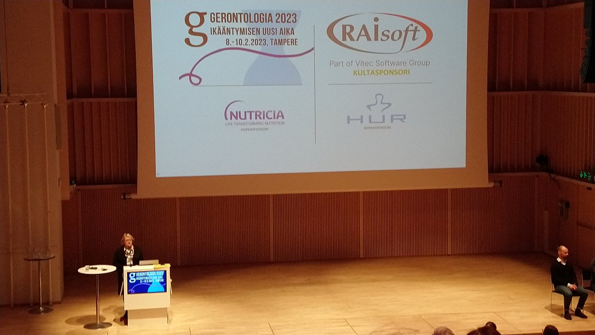 eeva_rossi's tweet photo. Tästä alkoi kolmen päivän sessio. Nyt ensimmäinen erittäin antoisa päivä takana, huomenna posterisessiossa mukana ja perjantaina suullinen esitys #Gerontologia2023 #Gerit https://t.co/1U4kzdLF9m