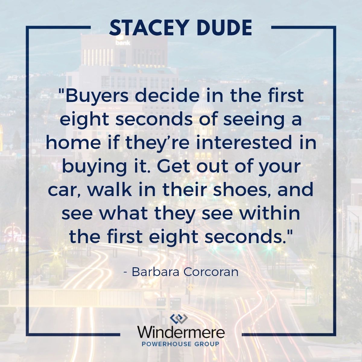 Here's a bit of #HomeSelling perspective for you. It really does help to see things from the buyer's point of view! #IdahoRealEstate #IdahoHomes #StaceyDude #GoWithDude