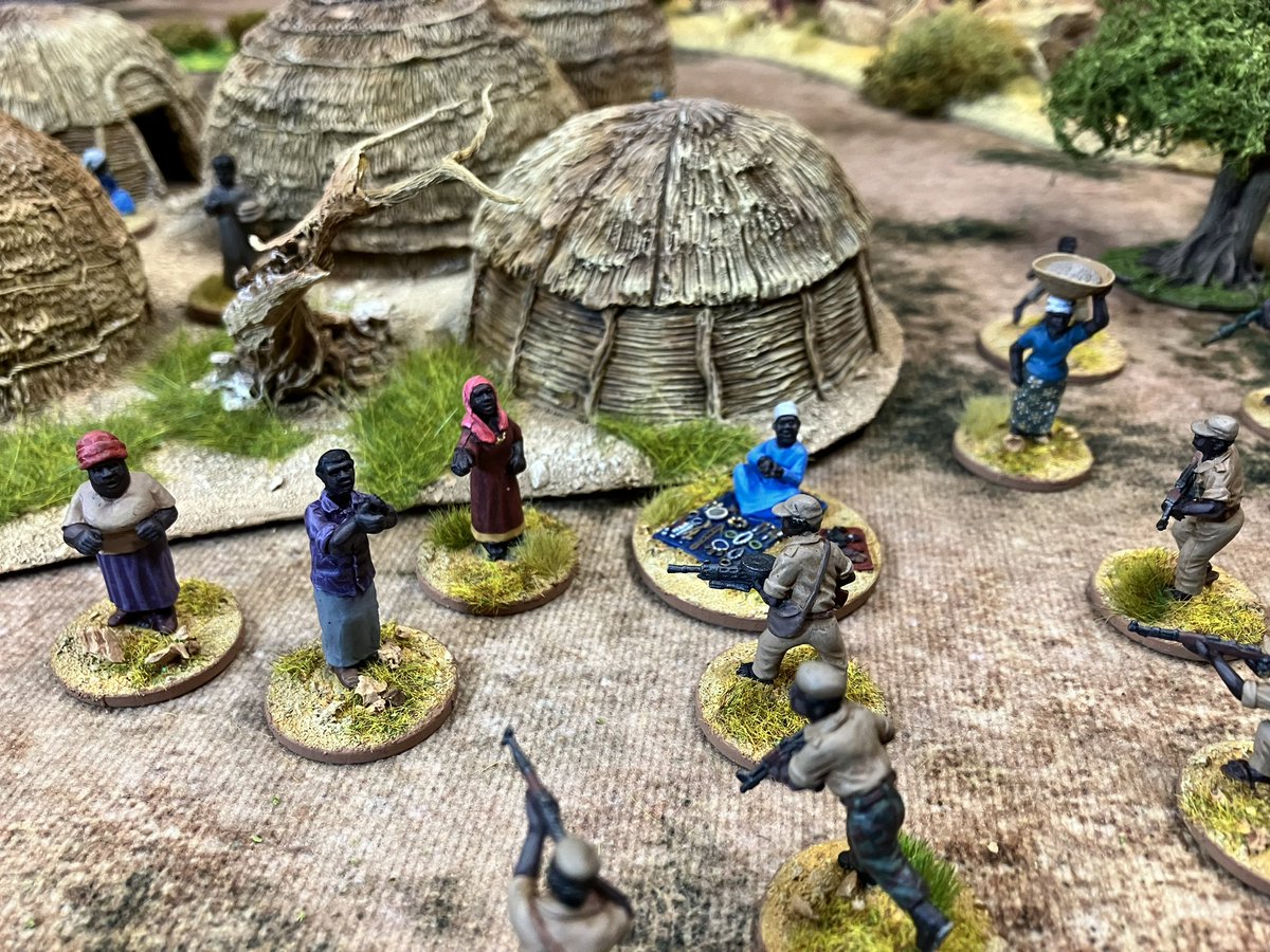 gareth_lane's tweet photo. The Rhodesian Bush Wars - ZANLA Guerrillas undertake a raid over the Mozambique border on the hunt for supplies and “comfort”women. Good job they didn’t raid Cwmbran, as they would have been in for a shock.
#28mm #BushWars #Wargaming https://t.co/07A43jpbdJ