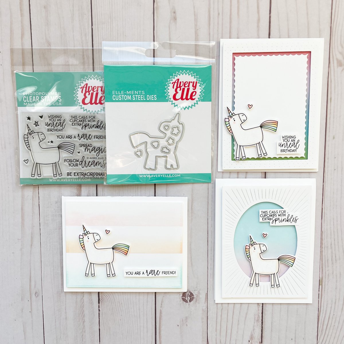 AveryElleStamps's tweet photo. The final preview is here! Our Spread Magic stamp and die set makes the perfect whimsical card! Make sure to set your calendars for tomorrow because you do not want to miss this release! 🦄✨
#averyelle #averyellestamps #new #newrelease #cards #crafting #spreadmagic #arts https://t.co/UYOIM8Ro3g