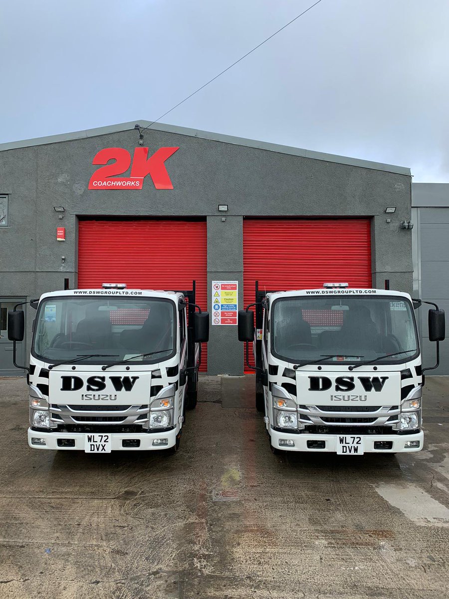 Some of our recently completed projects.. small bit of paintwork and signwriting for Wains, complete cab repaint for Wagner Plant's crane lorry and signwriting on the new Isuzu trucks for DSW @IsuzuTruckUK @ScaniaUK @TonyWagnerplant