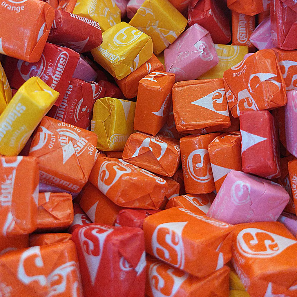 Attention elementary MathEd friends: Which candy makes for the best Base 10 blocks? 

[Asking for an 8-year-old who swears this is strictly about learning and not at all about access to a metric ton of sugar].