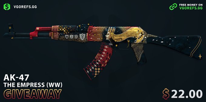 ecneris's tweet photo. 🎁AK-47 | Empress GIVEAWAY🎁
(Will be send as 22 csgoempire coins)

☑️Follow me 
🔃Retweet

📺Subscribe, Like (with Proof)(no crops): 
https://t.co/3aPAqjUJzY

Rolling after 72 hours via twitterpicker!
(12.02.22) https://t.co/wSy9NVGM7w