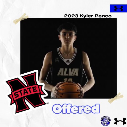 Congratulations to 2023 Senior Guard Kyler Penco on his most recent offer to Northwestern Oklahoma State. 

Kyler has recently reached 1,000 career points while leading his 3A #9 Alva HS team to a 19-3 record heading into the playoffs. 

#TIFAM