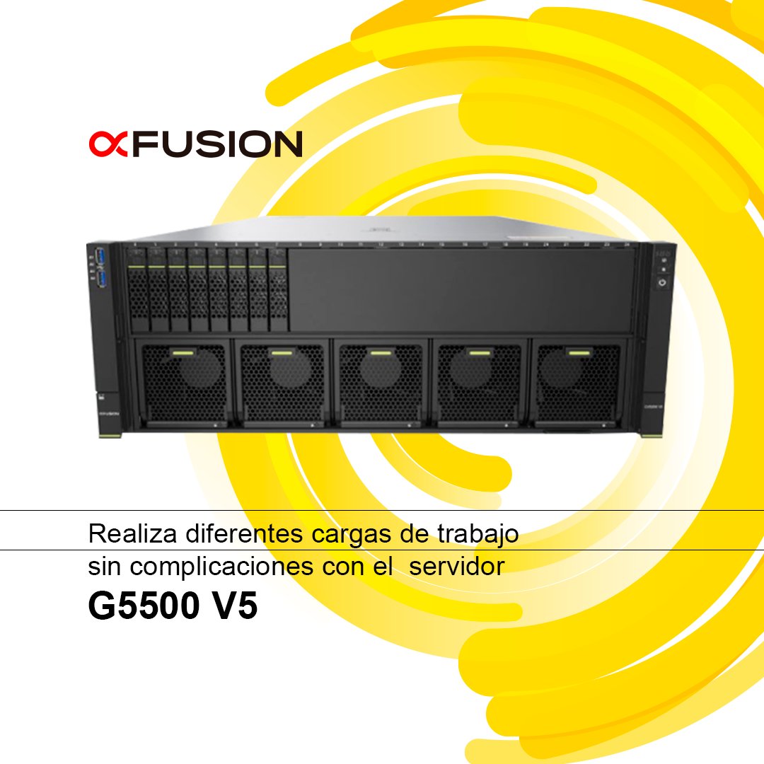 El servidor G5500 V5 de xFusion tiene capacidades informáticas de alta densidad para diversas cargas de aplicaciones.
🔴Sigue a xFusion en LinkedIn para conocer todos sus productos: cutt.ly/LinkedIn-xFusi…
🔴Más información de xFusion: cutt.ly/jHCnr9v 
#SomosXWeb #xFusion