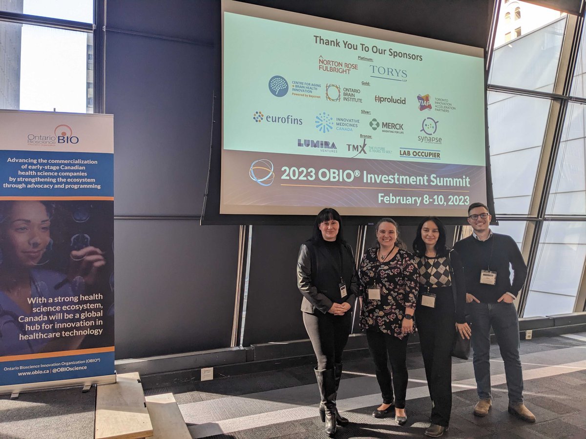 SynapseLifeSci's tweet photo. Great day so far at #OBIOInvestmentSummit2023! It's always a good day when you see friendly and familiar faces.....so excited to see innovators @Hyivy, @toe_fx &amp; @2020optimeyes.

#partnerships #lifesci #medtech #businessdevelopment #innovation https://t.co/XuJpfVuYMm
